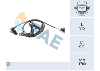 Abs Sensörü Ön Sol MAHER 12377  8954312040 8954302030 89543-02030 89543-12040