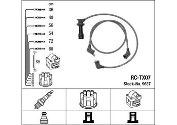 Buji Kablosu  NGK 9687  9091921384 90919-21384