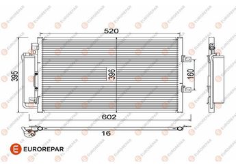 Klima Radyatörü  EUROREPAR 1610163080  1610163080 8200448252 921006980R