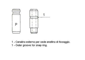 Supap Gaydı  OZGAYD VG2571  B6Z010280 B3Y010280 B3Y0-10-280 B6Z0-10-280