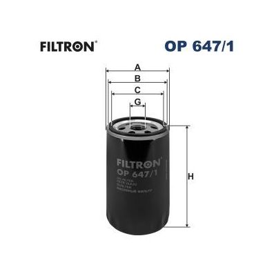 Yağ Filtresi  FILTRON OP 647/1