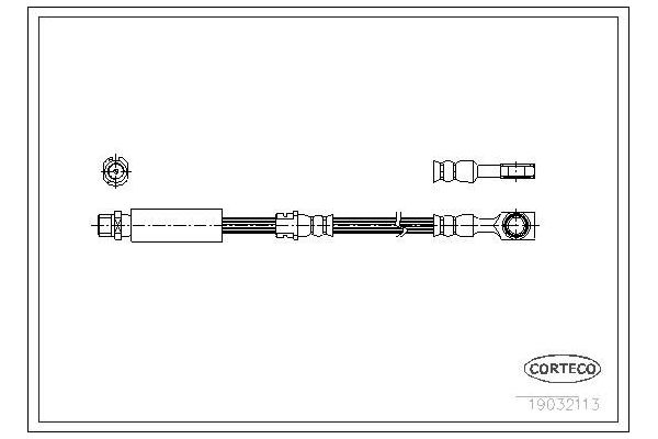 Fren Hortumu Ön Sağ veya Sol CAVO C900 296A