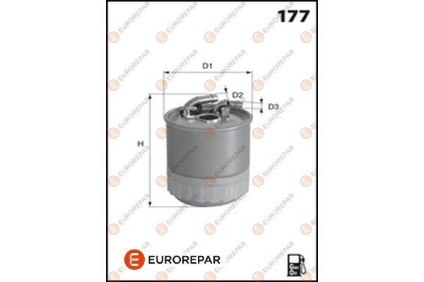 Yakıt Filtresi  Mercedes C -Serisi Sedan (BM 204)(01.2007->)  EUROREPAR 1613723980