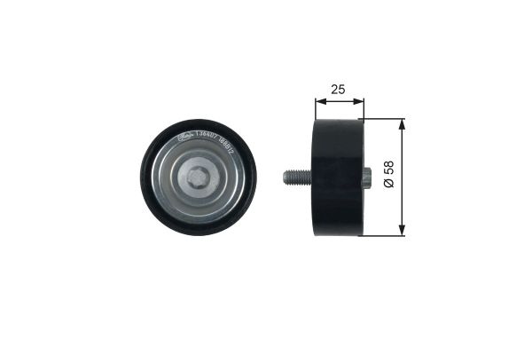 Vantilatör Kayış Gergi Rulmanı  GATES T36407