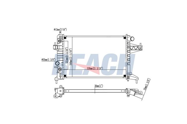 Su Radyatörü  VEKA 16-3567