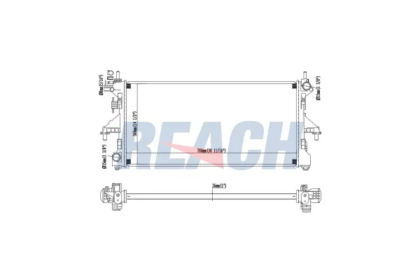 Su Radyatörü  Citroen Jumper P.Van (06.2014->)  KRAFTVOLL 08040104