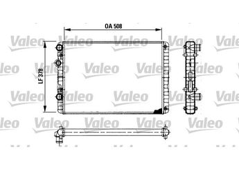 Su Radyatörü  VALEO 730954  6N0121253AK 6N0121253L