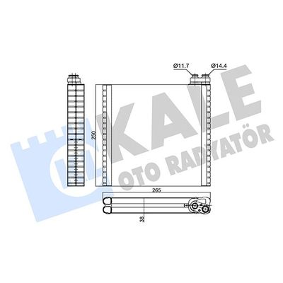 Klima Radyatörü  KALE 352980