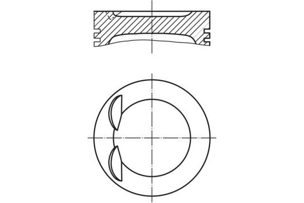 Piston (82.51MM-STD)  Audi Q5 (8R)(11.2008->)  MAHLE 028 PI 00134 000