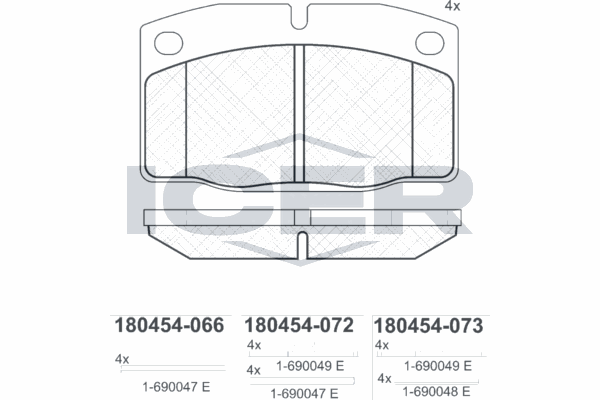 Fren Disk Balata Ön Opel Kadett E Combo/ Cabriolet (1984->)  KALE BALATA 20939 150 04 ANS