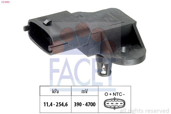 MAP Sensörü  Opel Combo D (10.2011->)  FACET 10.3092