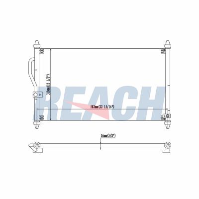 Klima Radyatörü  MAHER 10887