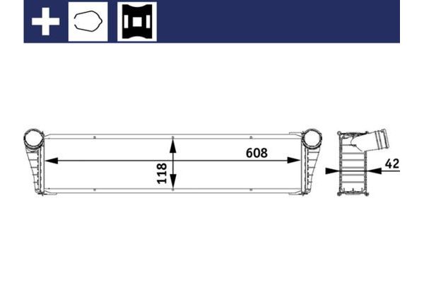 Su Radyatörü  Volkswagen Tiguan Allspace (BJ2)(05.2021->)  MAHLE CR 778 000S