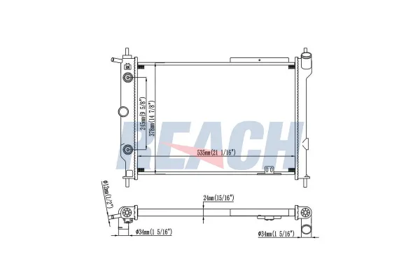 Su Radyatörü  Opel Astra F Cabriolet (1993->)  MAHER 10595