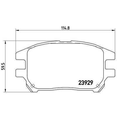 Fren Disk Balata Ön BREMBO P 56 050