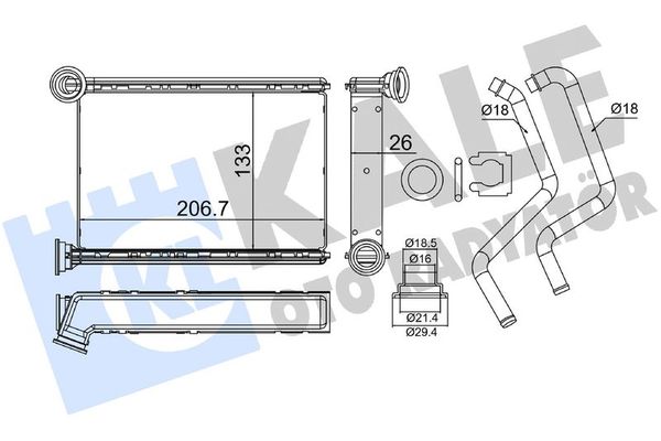 Kalorifer Radyatörü  KALE 370725