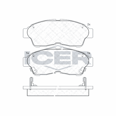 Fren Disk Balata Ön Toyota Picnic (M10)(1997->)  VALEO 672455