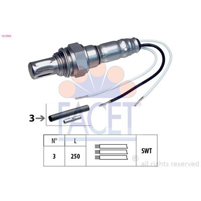 Oksijen (Lambda) Sensörü  Opel Sintra (1996->)  NGK 95599