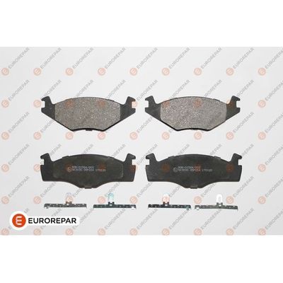 Fren Disk Balata Ön Volkswagen Jetta I (161/163)(08.1981->1983)  EUROREPAR 1617282380
