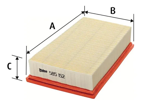 Hava Filtresi  Nissan Qashqai +2 (J10)(08.2008->)  VALEO 585152
