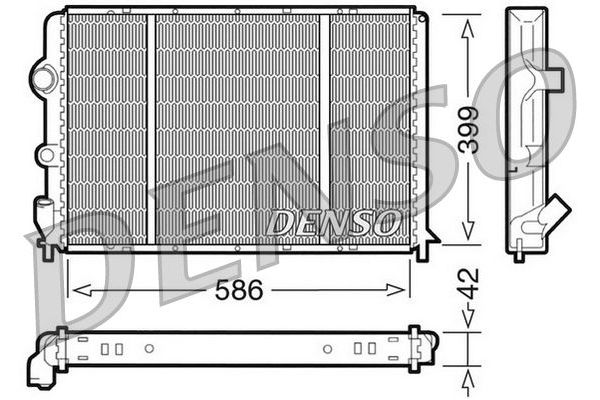Su Radyatörü  DENSO DRM23051