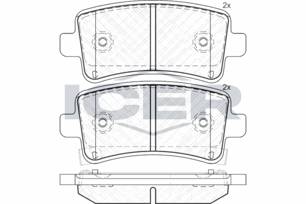 Fren Disk Balata Arka Opel Insignia A (2008->)  OPEL ORJINAL 39021483