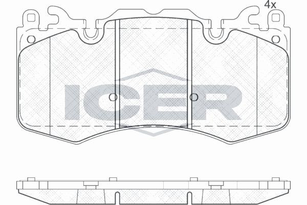 Fren Disk Balata Ön Land Rover Range Rover Sport (2013->)  KALE BALATA 24659 169 04 MSH KD11