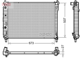 Su Radyatörü  DENSO DRM20008  DRM20008 20777042 96800739