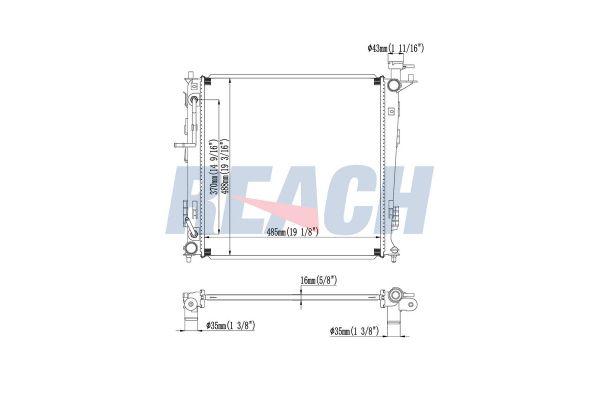 Su Radyatörü  ORİS BTO151026