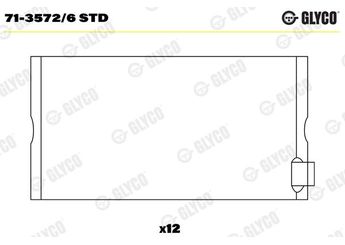 Kol Yatak (0.50)  KOLBENSCHMIDT 87409620  87428600 93744932 622791 6 22 791