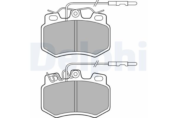 Fren Disk Balata Ön Peugeot 309 (02.1986->)  DELPHI LP493