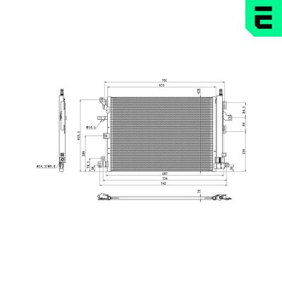 Klima Radyatörü  Volvo XC90 (07.2002->)  ERA 667443