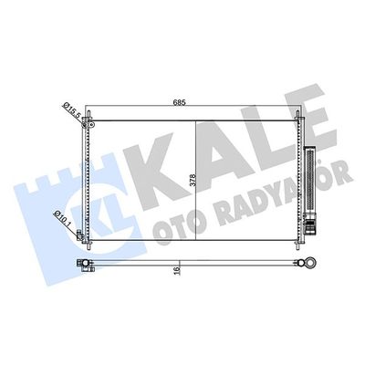 Klima Radyatörü  KALE 345720