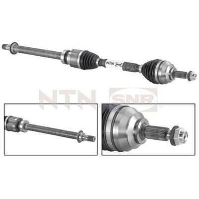 Aks Komple Ön Sağ Renault Clio IV (2012->)  SNR DK55.063