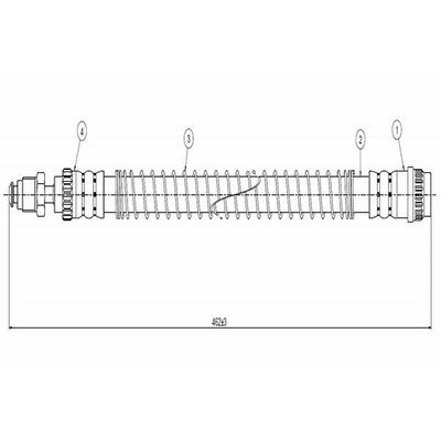 Fren Hortumu Ön Sağ veya Sol CAVO C800 316A