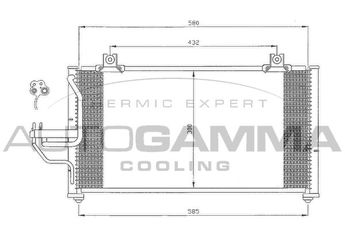 Klima Radyatörü  MAHLE AC 424 000P  K2B161480