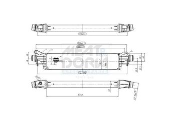 Turbo Radyatörü  VEKA 42-3230  1302299 13378221 01302299 013378221
