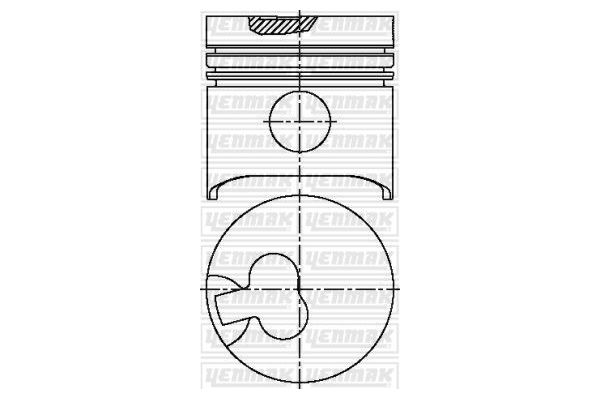 Piston (80.00MM-STD)   KING PISTON 18-3050900