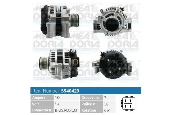 Alternatör  Toyota Avensis Combi (T27)(2008->)  FEBI BILSTEIN 188305