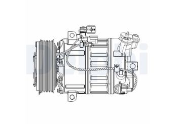 Klima Kompresörü  DELPHI CS20477  7711497036 926001DE0A 92600-1DE0A 926001DE0B 7711 497 036 8200561276 8200 561 276 8200890987 8200 890 987
