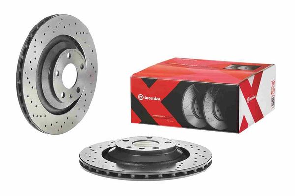 Fren Disk Ayna Arka Sağ ve Sol Audi A6 Avant (4F5)(10.2008->)  BREMBO 09.8842.2X