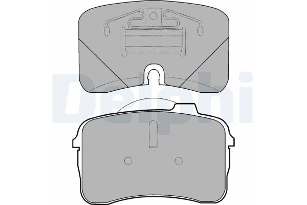 Fren Disk Balata Ön Audi 200 Sedan/Avant (447)(01.1988->)  DELPHI LP933