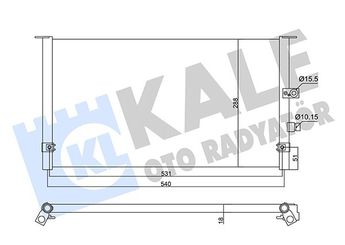 Klima Radyatörü  KALE 360355  8846035200 88460-35200