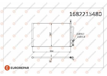 Klima Radyatörü  EUROREPAR 1682215480  1682215480 1142771 1146195 1254203 1333713 1363775 1384859 1467421 1672022 2S6H19710AA 2S6H19710AB 2S6H19710AC 5S6H19710BA 5S6H19710BB 5S6J19710BAKT S6H19710AC DE9461480 DE9461480A DE9461480B DE9461480C DG4061480 DG4061480A