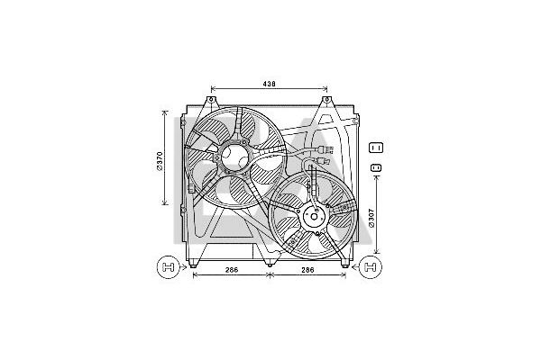 Radyatör Fan ve Motoru  ORİS FKI133000