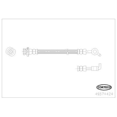 Fren Hortumu Arka Sağ Nissan Qashqai (J10)(01.2007->)  CAVO C901 478A