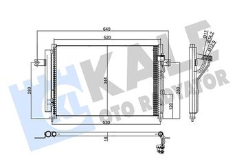 Klima Radyatörü  KALE 345430  976061C200 97606-1C200