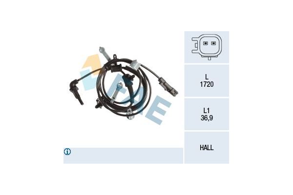 Abs Sensörü Arka Sağ FAE 78239