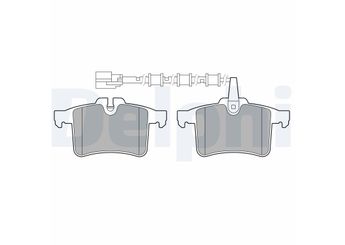 Fren Disk Balata Arka DELPHI LP3727  C2P25493