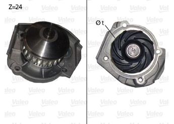 Devirdaim Su Pompası  VALEO 506640  46526243 46805736 55184080